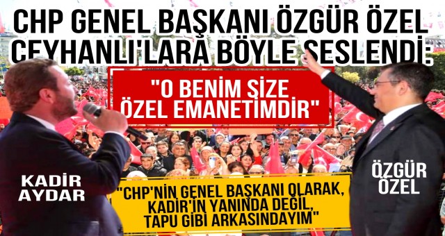 CHP Lideri Özgür Özel, 