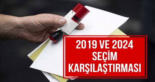 2019 ve 2024 Seçim Karşılaştırması