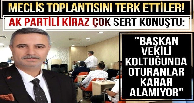 AK Partili Kiraz Meclis Toplantısı'nda Yaşananlarla İlgili Açıklamalarda Bulundu!