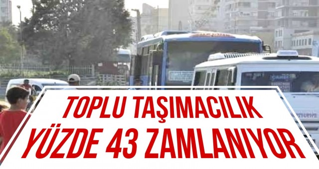 Toplu Taşıma Ücretine Yüzde 43 Zam!