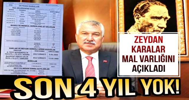 Son 4 Yılı Açıkla Zeydan Bey?
