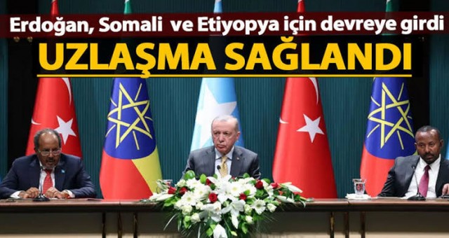 Cumhurbaşkanı Erdoğan, Somali ve Etiyopya için Devreye Girdi