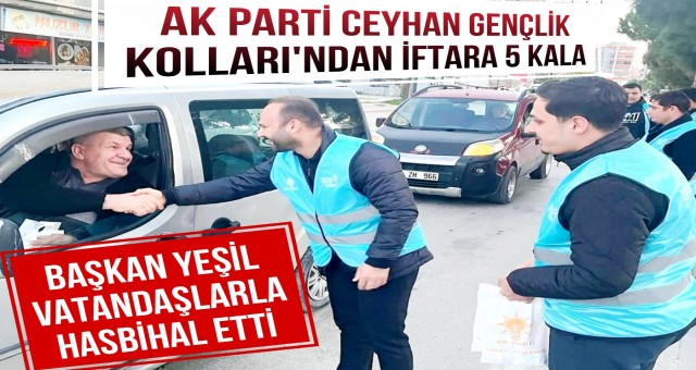 AK Parti Ceyhan Gençlik Kolları'ndan İftara 5 Kala...
