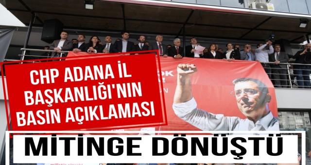 Basın Açıklaması Mitinge Dönüştü