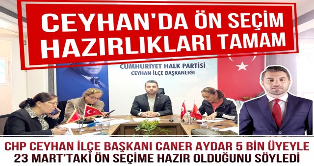 Caner Aydar'dan Ceyhan Halkına Çağrı