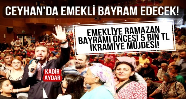 Ceyhan'da Emeklilere Destek Sürüyor
