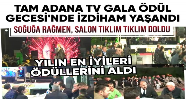 Ödül Gecesinde, Soğuğa Aldırmadan İzdiham Yaşandı!