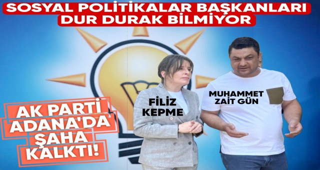 Ceyhan'da AK Parti Rüzgarı! Sosyal Politikalar Başkanlığı Sahada!