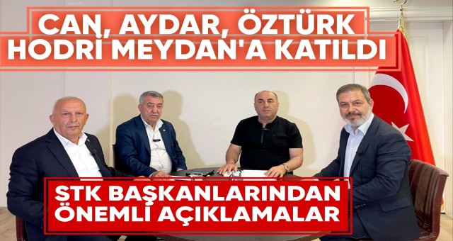 Oda Başkanları Hodri Meydan'da Dobra Dobra Konuştu!