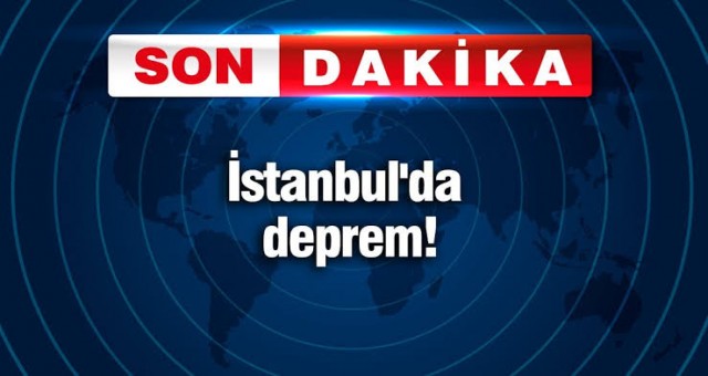 İstanbul'da Şiddetli Deprem