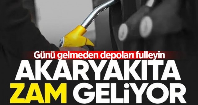 Akaryakıta ‘Füze Gibi’ Zamlar Yağıyor