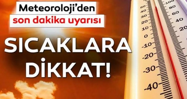 Meteoroloji'den Son Dakika Uyarısı
