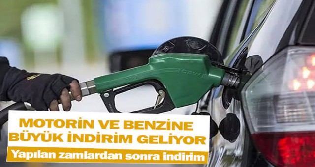 Benzin ve Motorine İndirim!