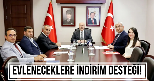 Evleneceklere İndirim Desteği!