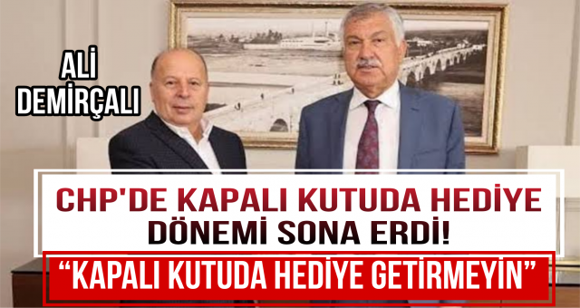 “Kapalı Kutuda Hediye Getirmeyin”