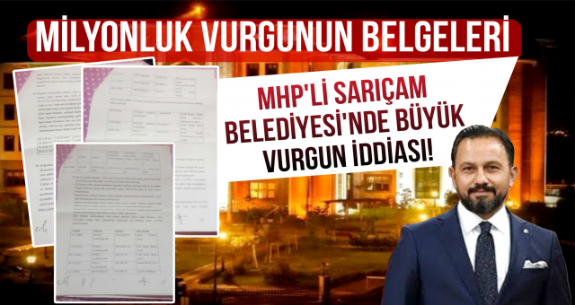 Sarıçam Belediyesi'nde Büyük Vurgun İddiası!