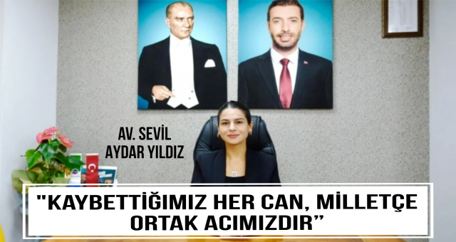 Başkan Vekili Aydar'dan 6 Şubat Anma Mesajı