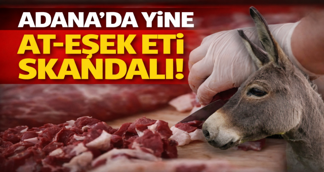 Adana’da Yine At Eşek Eti Skandalı