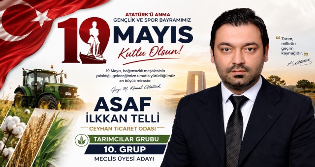 Asaf İlkkan Telli'den 19 Mayıs Mesajı