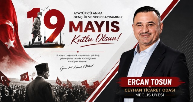 Ercan Tosun'dan 19 Mayıs Mesajı