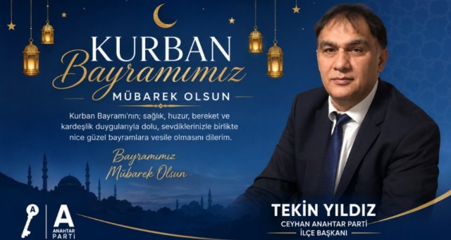 Tekin Yıldız'dan Kurban Bayramı Mesajı