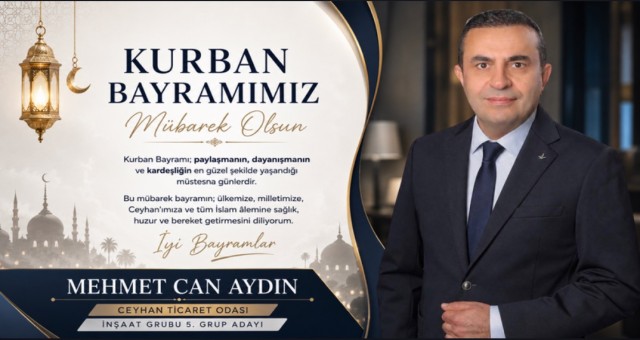 Mehmet Can Aydın'dan Kurban Bayramı Mesajı