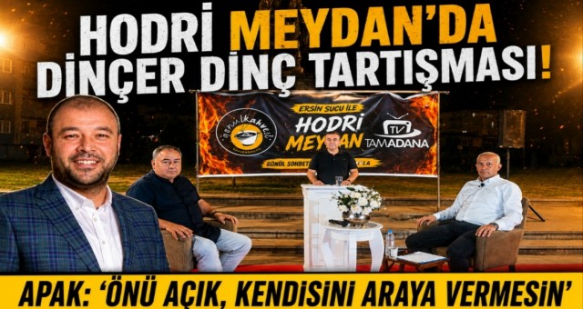 Ayhan Apak, Dinçer Dinç'i canlı yayında uyardı!