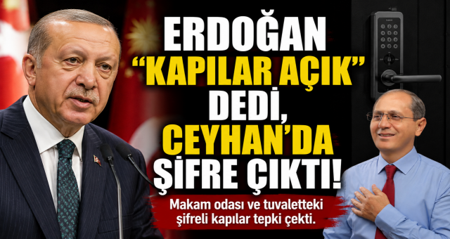 MİLLETİN PARTİSİNDE BU KAPILAR NEDEN ŞİFRELİ?