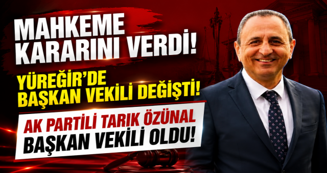 Yüreğir'de Tarık Özünal Başkan Vekili Oldu..