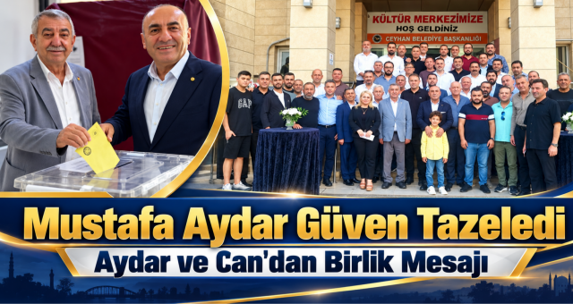 Ceyhan Ticaret Borsası seçiminde Aydar’a yoğun destek!