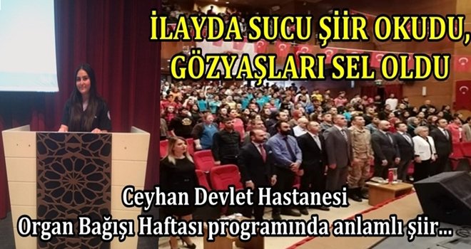 Ceyhan Devlet Hastanesi Organ Bağışı Haftası nedeni ile program düzenlendi