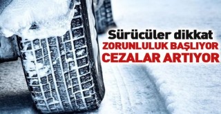 Milyonları ilgilendiriyor! Kış lastiği takmamanın cezası artıyor...