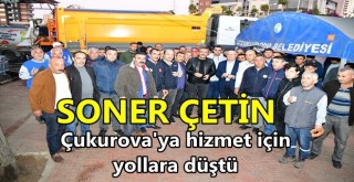 Başkan Soner Çetin güne yine erken başladı