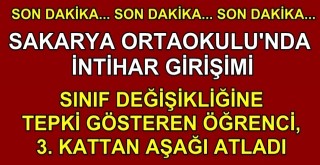 Ceyhan’da bir öğrenci öğretmene kızıp okulun 3. Katından aşağı atladı