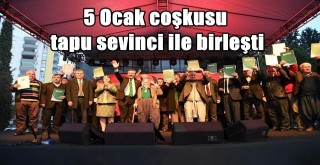 Adana’nın kurtuluş gününde 16 bin hak sahibinin 25 yıllık mağduriyeti sona erdi
