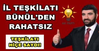 Ak Parti İl Teşkilatı Bünül’ün kalemini kırdı