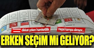 Kulislerde erken seçim olasılığı konuşuluyor!