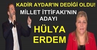 Millet İttifakı’nın adayı Hülya Erdem oldu