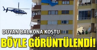 Polis havadan helikopterle uyardı: 'Evde kal Adana'