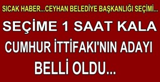 Ak Parti İl Başkanı Mehmet Ay seçime 1 saat kala adayı açıkladı