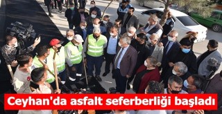 Ceyhan'da asfalt seferberliği başladı