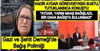 Şehitler Derneği’nde Bağış Polimiği!