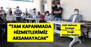 Başkan Kocaispir Şantiyede İşçilerle Buluştu