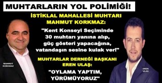 Muhtarların yol tartışması! Ceyhan Belediyesi'ne yürüyelim mi, yürümeyelim mi?