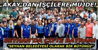 Seyhan'da çifte bayram sevinci