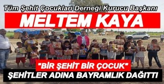 Şehit Aileleri ve Hayırseverlerden İhtiyaç Sahibi Çocuklara Bayramlık
