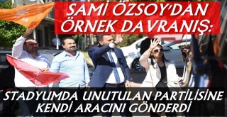AK Partili Özsoydan Örnek Davranış!