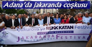 Adana’da jakaranda coşkusu