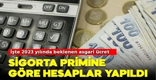 İşte hesaplanan asgari ücret...