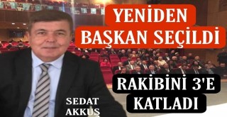 İYİ Parti Ceyhan İlçe Başkanı Sedat Akkuş yeniden başkan seçildi